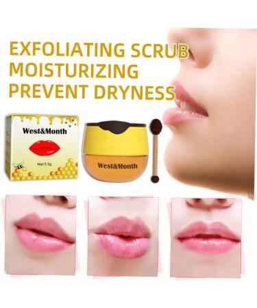 Healeved Moisturizing Lip Mask Hydrating Lip Balm Chapped Lips Mask Honey Lip Balm Overnight Lip Mask Hydrating Lip Mask Hydrating Lip Sleeping Mask At Night Facial Mask Supplies Miss Wax - Buy Online on GoSupps.com