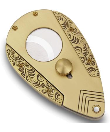 Feilx Cigar Cutter Stainless Steel Blades Attractive Gift Box Ergonomic Design Secure-Lock Spring-Loaded (Color : A) - Buy Online on GoSupps.com