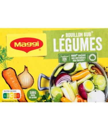 Maggi Bouillon Kub l gumes - La bo te de 18 cubes - 180 g