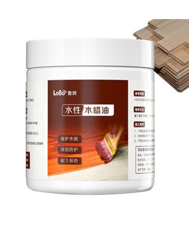 Wood Finishing Wax | Outdoor Natural Wood Wax Furniture Wax Coating Agent Shiny | Protective Glossy Wood Cleaner for Cabins Cabinets Fences Wood Floors 1l
