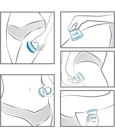 LURE Essentials Cellulite Cupping Therapy Set - Silicone Vacuum Massage Cups for Smooth, Firm, and Toned Skin - Buy Online on GoSupps.com