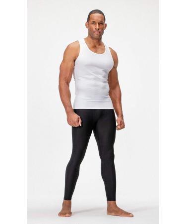 DEVOPS Men's Muscle Dri Fit Tank Top 3-Pack - Large, White (Gray Stitch) - Buy Online on GoSupps.com