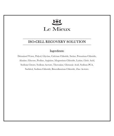 Le Mieux Iso-Cell Recovery Solution - Nourish & Soothe Your Skin | 6 oz | International Shipping Available - Buy Online on GoSupps.com