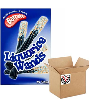Barratt Liquorice Wands 16g - Liquorice wands dipped in crunchy candy pieces (25 Wands) - Buy Online on GoSupps.com