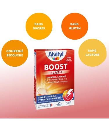 Alvityl Ginseng and Caffeine Effervescent Boost Tablets 10 Vitamins/2 Minerals Ages 15 and Above 20 Days Red 20 Count (Pack of 1) - Buy Online on GoSupps.com
