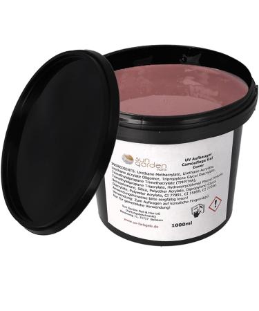 UV Cover Gel 1000ml | Builder Gel for Nail Art | 1L Nude Gel for Gel Nails & Nail Modeling - Buy Online on GoSupps.com