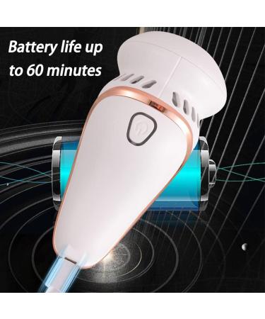 Professional Electric Feet Callus Remover Kit with 4 Interchangeable Heads - Rechargeable Pedicure Tool for Hard, Cracked Skin - Portable and Powerful Foot File - Buy Online on GoSupps.com