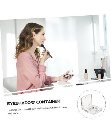  Didiseaon Didiseaon 12 Pcs Eyeshadow Box Ornament Container Blush for Face Trim Tray Makeup Organizer Transparent Container Cosmetics Case - Buy Online on GoSupps.com