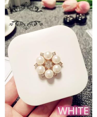 Nfegsiya Contact Lens Container Box for Women - Stylish Eye Lens Holder Case with Travel Bag (White) - International Shipping Available - Buy Online on GoSupps.com