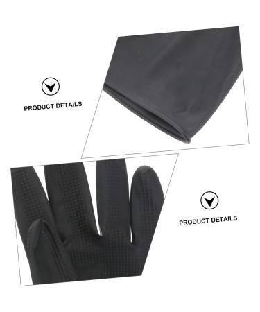 Beaupretty 9 Pairs Shampoo Hair Dye Black Large Thick Rubber Hair Beauty Tools Large Hairdressing Supplies Hair Salon Barber Belt Bulls Man - Buy Online on GoSupps.com