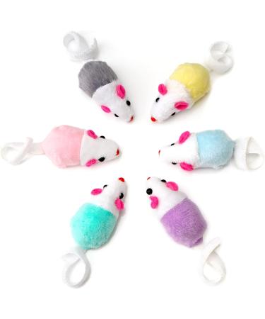 Chiwava 36-Piece Interactive Cat Toy Set - Colorful 11.5 cm Mice Rattles for Kittens | Perfect for Playtime & Engagement - Buy Online on GoSupps.com