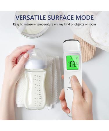 Non-Contact Infrared Forehead Thermometer for Adults & Kids - Accurate Instant Baby Thermometer with Fever Alarm - Silent Mode - Digital Thermometer for Whole Family & Objects - Buy Online on GoSupps.com