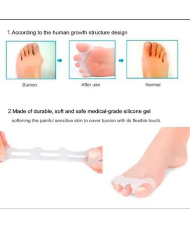Reusable Toe Separator & Bunion Corrector for Women Men - 1 Pair - Buy Online on GoSupps.com