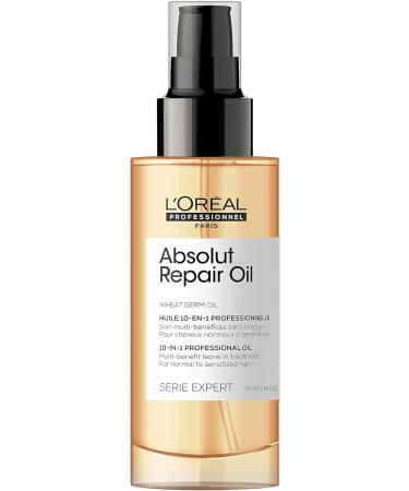 L'Or al Professionnel LOr al Professionnel Absolut Repair Routine Dry & Damaged Hair Repairing Shampoo and Multibenefit 10in1 Oil Instant Repair Protects & Nourishes the Fiber With Proteins - Buy Online on GoSupps.com