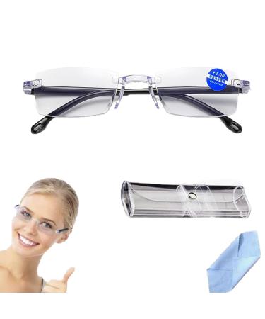 Zoom glasses intelligent zoom glasses autozoom glasses for presbyopia intelligent zoom reading glasses smart zoom glasses automatic zoom reading glasses zoom reading glasses (1 pieces 2.5x) unit size 2.5x