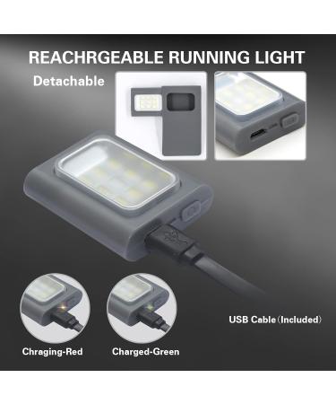 2Pack LED Rechargeable Night Running Lights - Clip On Magnetic Safety Gear for Joggers & Pets - Waterproof & Reflective - Buy Online on GoSupps.com