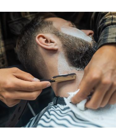 Ramaz Razor - High-Quality Stainless Steel Beard Knife with 100 Interchangeable Razor Blades for Professionals | Perfect for Wet Shaving - Buy Online on GoSupps.com