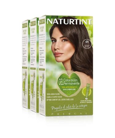 Natureint Biobased |Hair color oohne ammoniak |4n nature chestnut brown |High proportion of natural ingredients3 pack |510 ml 4n.Nature chestnut brown 170 ml (3 pack) - Buy Online on GoSupps.com