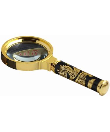 Magnifier Dragon Handle 10 Times Full of Stars