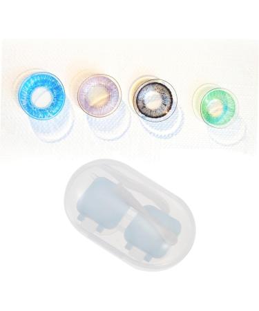 Solustrie Portable Silicone Contact Lens Case | Travel-Friendly Eye Care Storage | Stylish & Convenient | Ideal for Lenses & Accessories - Buy Online on GoSupps.com