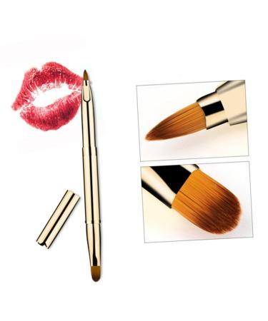 FRCOLOR 3pcs Double-Sided Concealer & Lip Brushes | Portable Eyeshadow & Lip Gloss Applicators | Synthetic Makeup Tools - Buy Online on GoSupps.com