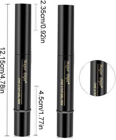 Graffiti Pens Nail Gel Polish Painting Not Easy to Fade - Tools Gel Nail Polish Quick Dry Fine Tip Nail for Nail Decor Makeup Kagrote Bedr123-3 - Buy Online on GoSupps.com