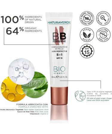 Naturaverde Bio BB Mousse 5-in-1 Leather Optimizer 30 ml No. 03 - Buy Online on GoSupps.com