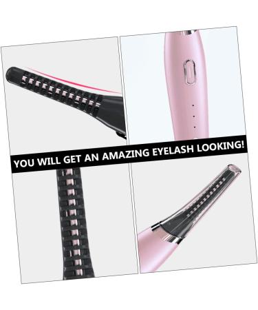 NOLITOY Heated Eyelash Curler - 3 Temperature Gears Mini Eye Lash Curling Tool for Natural Lashes Hot Lash Curler in Pink - Buy Online on GoSupps.com