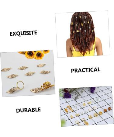 minkissy 3 Boxes Wig Dreadlock Pendant Dreadlock Jewelry Parting Combs for Braiding Hair Beads for Hair Pirate Jewelry Hair Beads Braids Wig Hair Braiding Jewelry Tube Beads Alloy Metal - Buy Online on GoSupps.com