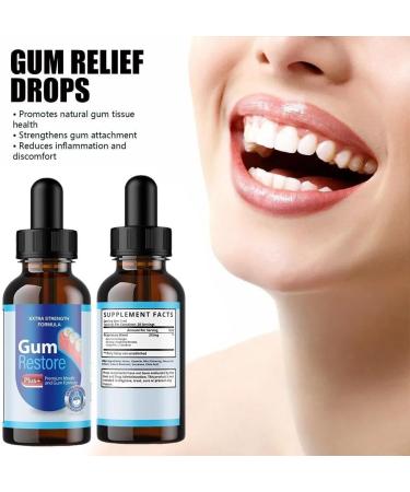 EIRZNGXQ Gum Treatment Drops 30ml - Repair & Nourish Gums | International Shipping Available - Buy Online on GoSupps.com