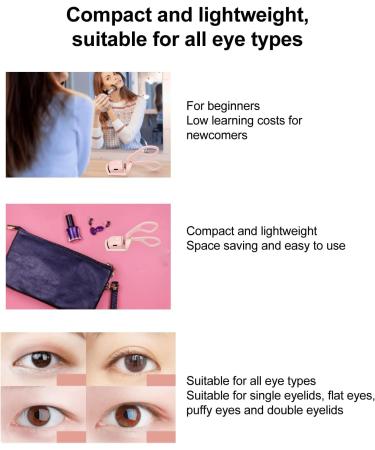 Buy Heated Eyelash Curlers - Rechargeable 2 Temperature Modes for Long-Lasting Curls | Shop Now - Buy Online on GoSupps.com