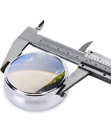 Niagara Falls Mini Round Pill Box | 3 Compartment Portable Pill Organizer for Travel Home & Office - Buy Online on GoSupps.com