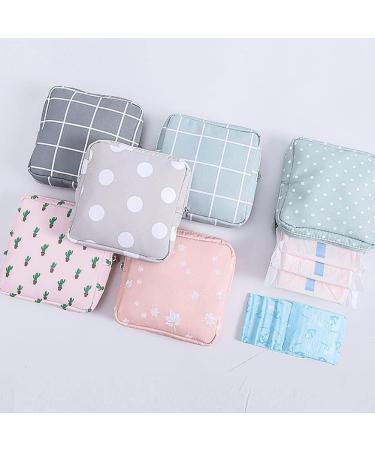 4 Pcs Sanitary Napkin Storage Bags | Menstrual Pad Cases | Nursing Pad Pouches - Mini Cosmetic & Coin Purses - Buy Online on GoSupps.com