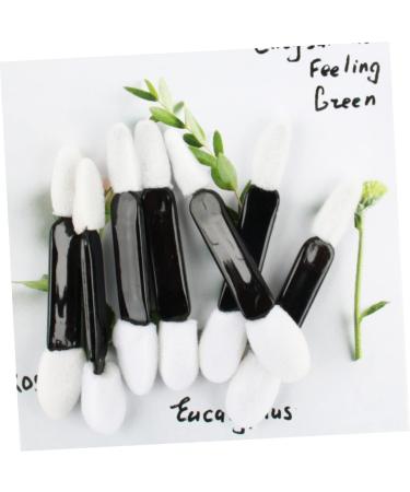 FOYTOKI 50pcs Women Eyeshadow Brush Beauty Sponge Double Sided Eyeshadow Brush Foam White Miss Oval Lipstick - Buy Online on GoSupps.com