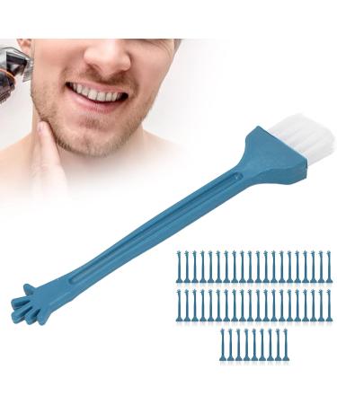 50pcs Shaving Brush Set - Soft Nylon Bristles PP Handle Portable Electric Shaver Cleaning Brushes - International Shipping Available - Buy Online on GoSupps.com