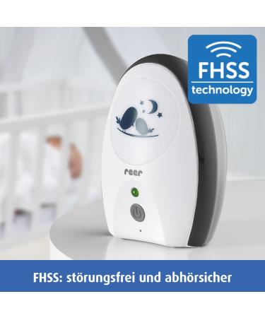 REER 50070 Babyphone Rigi Digital - 300m Range Low Radiation Night Light & Intercom - International Shipping Available - Buy Online on GoSupps.com