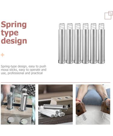 Lalafina 6st Moxa Press - Professional Moxibustion Holder & Healing Tools | Stainless Steel - Worldwide Shipping - Buy Online on GoSupps.com