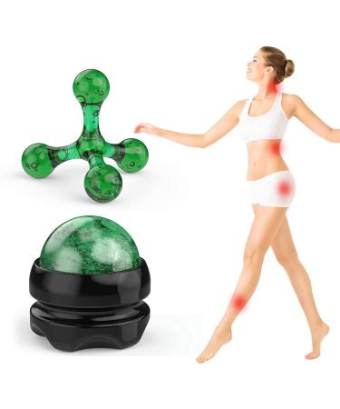 Massage Ball & Fascia Ball - Self-Massage & Trigger Point Therapy for Back & Neck Pain Relief | Acupressure Massager - Buy Online on GoSupps.com