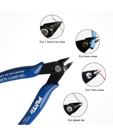 nuosen Wire Cutter Craft Wire Precision Electrical Cable Cutter Cutting Plier Side Snips Flush Cutter Diagonal Pliers Cutting Pliers Tool for Coil Making Home DIY Jewelry Type a - Buy Online on GoSupps.com