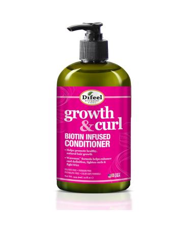 Difeel Biotin Shampoo & Conditioner Gift Set 24oz - Hair Growth Curl Defining Paraben & Sulfate Free - Unisex International Shipping - Buy Online on GoSupps.com