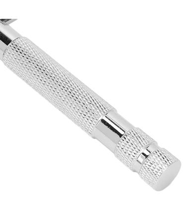 Buy Silver Manual Razor for Safe and Stable Hairdressing | Perfect for Home & Travel | Washable & Robust - Buy Online on GoSupps.com