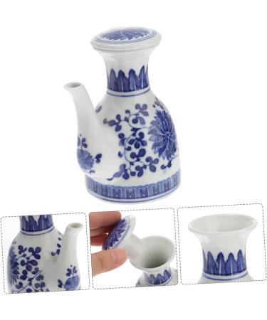 Milisten Ceramic Oil Control Pot Containers for Food Glass Vinegar Condiment Dispenser Cereal Container Terrarium Container Salad Water Dispenser Baby Ceramics Soy Sauce Bottle - Buy Online on GoSupps.com