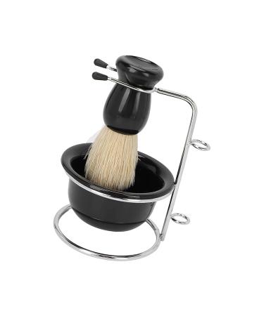 Professional Beard Shaving Brush Kit - 3 Piece Nylon Brush & Stand for Travel | Best Facial Care - Buy Online on GoSupps.com