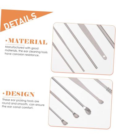 Healifty 12 Sets Ear Pick Kit - Ear Wax Removal Tool Set with Spring Cleaning Scraper - Steel Ear Cleaner for Earwax Picking - Assorted Colors (4pcs) - Buy Online on GoSupps.com