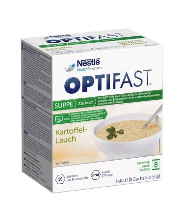 Optifast Home Soup Potato-Leek Powder 8X55 g