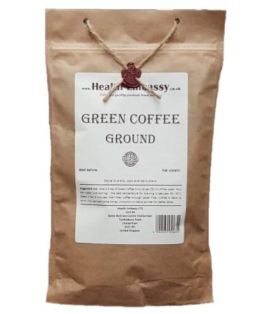 Green Coffee Bean - Ground - Health Embassy - 100% Natural (225g)