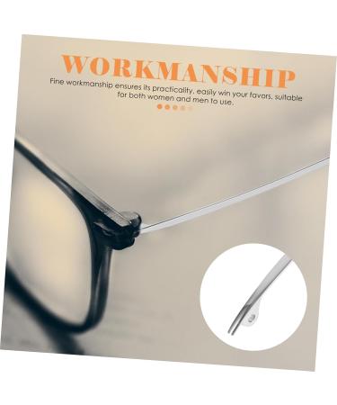 Replacement Glasses Frame Set | Healeeved Spare Parts for Brillen Repairs | Brown & Silver Arms & Legs | 13.20x0.30cm - Buy Online on GoSupps.com