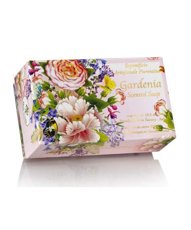 Gardenia Scented Soap - 10.5 oz Handmade in Italy | Luxury Soap Bar for Spa Experience - International Shipping Available - Buy Online on GoSupps.com