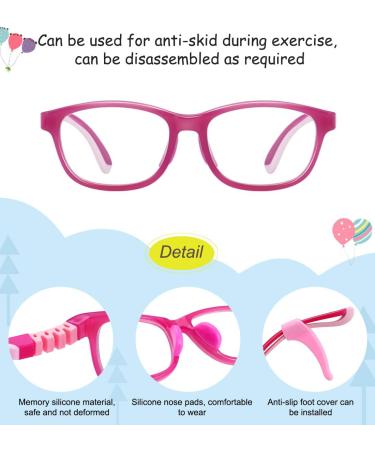 STORYCOAST 2 Pack Kids Blue Light Blocking Glasses | Age 5-12 | UV Protection | Anti Eyestrain | Red + Green | Silicone TR90 Lightweight - Buy Online on GoSupps.com