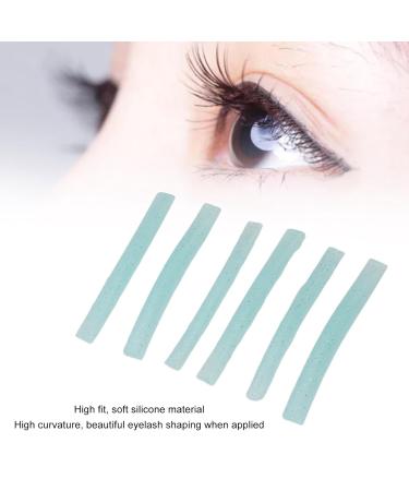 Silicone Eyelash Perm Curler - 15 Reusable Rods for Home & Salon Beauty | Green Eyelash Curling Tools - Buy Online on GoSupps.com